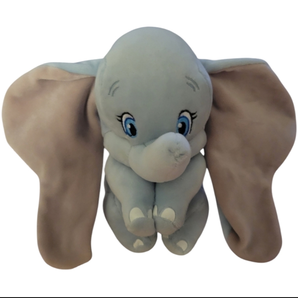 Ty‎ Sparkle Plush Dumbo Disney Collectible Stuff Animal Pink Blue 7"